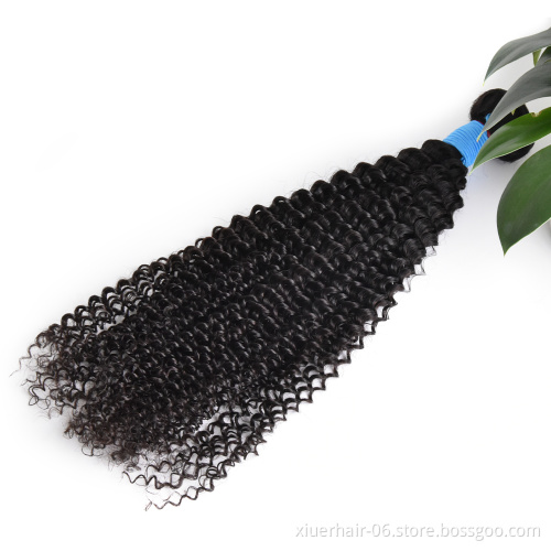 12A Grade Unprocess Raw Virgin Remy Kinky Curly Human Straight Bundles Cuticle Aligned Virgin Hair With Clisures